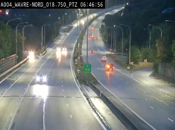 Webcam traffic E411(A4) - BK 18.7 - Bierges (Wavre Nord)