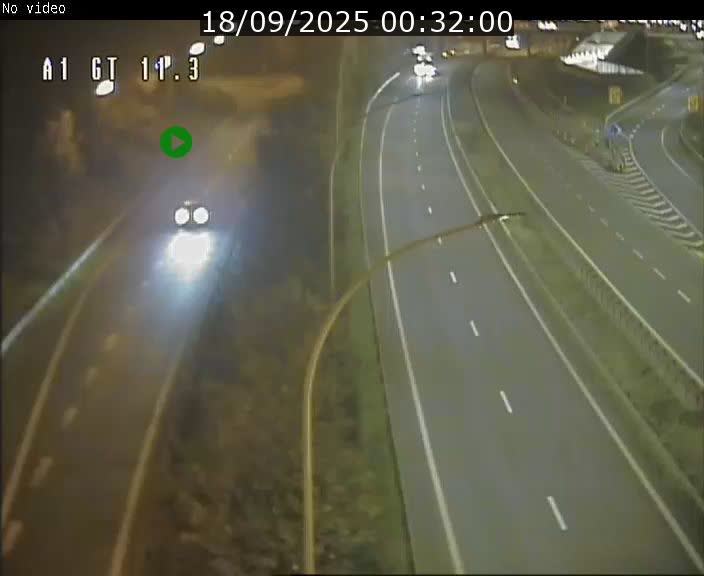 Traffic live webcam Luxembourg Senningerberg - A1 direction Allemagne - BK 11.3