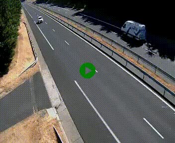 Caméra autoroute A75 à hauteur du col des Issartets en direction de Montpellier