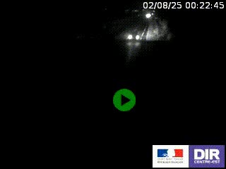 Webcam routière sur la RN7 à hauteur de Toulon-sur-Allier, entre Moulins et Vichy