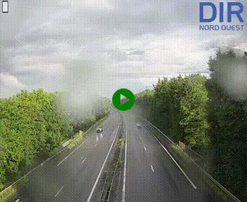 Webcam sur le périphérique de Caen (N814) à l'est de la ville, à Mondeville hauteur de la sortie 2, Presqu'île-Rives de l'Orne, au bout de l'autoroute A13