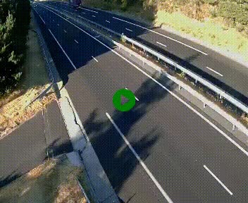 Caméra autoroute A75 à hauteur du col des Issartets en direction de Montpellier