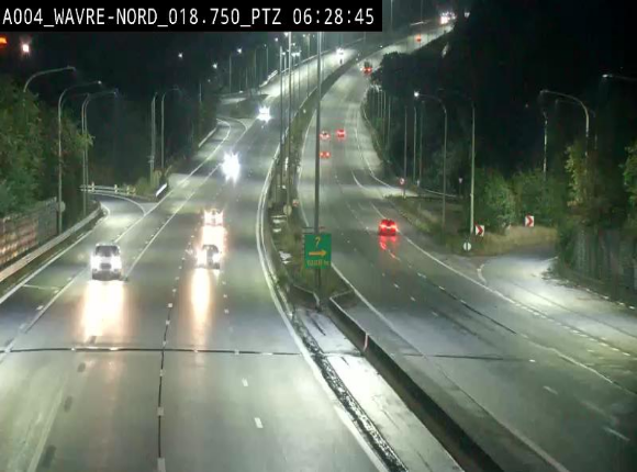 Webcam traffic E411(A4) - BK 18.7 - Bierges (Wavre Nord)