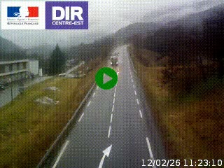 Web cam sur la N90 à Aime, en provenance de Bourg-Saint-Maurice et en direction d'Albertville