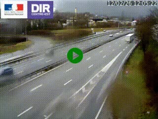 Caméra routière à hauteur de la sortie 15 Chambéry-centre au PK 4,103 en direction d'Albertville