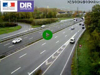 Caméra routière à hauteur de la sortie 15 Chambéry-centre au PK 4,103 en direction d'Albertville