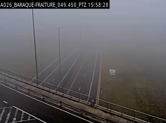 Webcam à la Baraque de Fraiture à la jonction entre l'E25 et la N89 à hauteur de Vielsalm