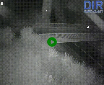 Webcam sur A84 à hauteur de Pont-Farcy, au niveau du pont autoroutier sur la Vire, au sud de Saint-Lô