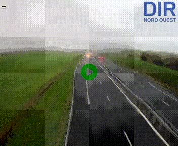 Webcam sur A84 à hauteur de l'échangeur de Poilley avec la N175, au sud d'Avranches