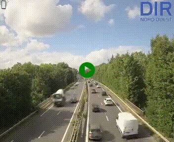 Webcam sur le périphérique de Caen (N814) à l'est de la ville, à Mondeville hauteur de la sortie 2, Presqu'île-Rives de l'Orne, au bout de l'autoroute A13