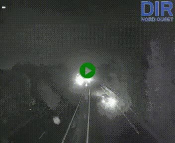 Webcam sur le périphérique de Caen (N814) à l'est de la ville, à Mondeville hauteur de la sortie 2, Presqu'île-Rives de l'Orne, au bout de l'autoroute A13