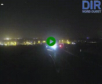 Webcam au début de l'A84 sur le périphérique Ouest de Caen (N814) à hauteur de la sortie 9, Porte de Bretagne