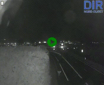Webcam au début de l'A84 sur le périphérique Ouest de Caen (N814) à hauteur de la sortie 9, Porte de Bretagne