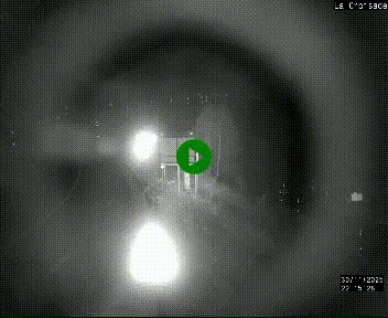 Webcam au carrefour de la croisade, à la jonction entre la N22 et la N320, avant le poste de douane franco-andorrane. Webcam à 1790 mètres d'altitude