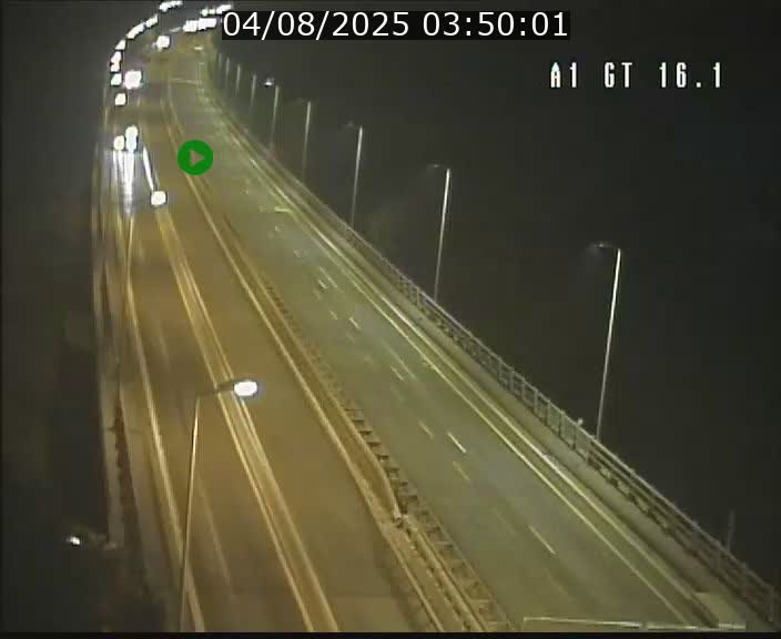 Traffic live webcam Luxembourg Niederanven - A1 direction Allemagne - BK 16.1