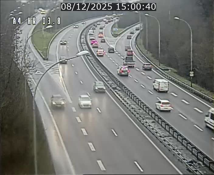 Webcam traffic A4 Luxembourg - BK 3.8 - Leudelange (direction Esch sur Alzette)