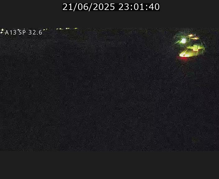 Webcam info trafic A13 à hauteur de Mondorf-les-bains. Vue orientée vers Altwies