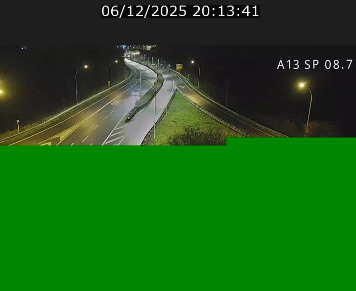 Traffic live webcam Luxembourg Jonction Lankelz - A13 direction Pétange - BK 8.7 