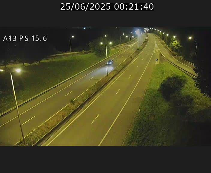 Traffic live webcam Luxembourg Kayl - A13 direction Dudelange - BK 15.6