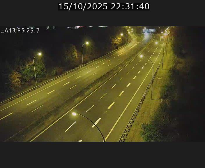 Traffic live webcam Luxembourg Frisange - A13 direction Allemagne - BK 26