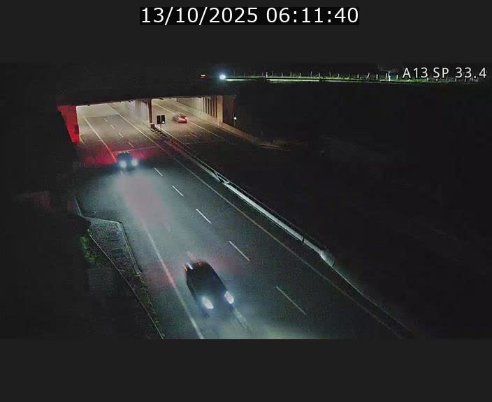 Webcam trafic sur A13 à hauteur d'Altwies en direction de Mondorf-les-bains et en provenance de l'Allemagne