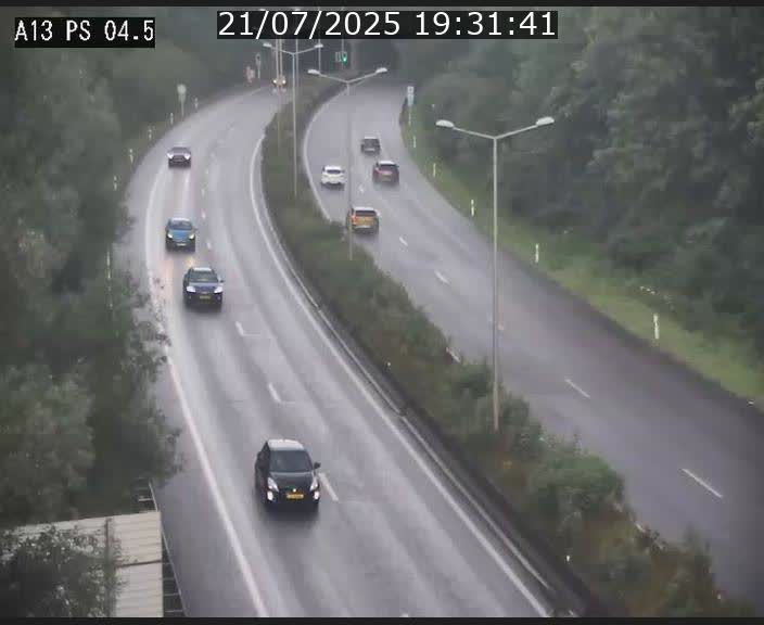 Traffic live webcam Luxembourg Differdange - A13 direction Esch-sur-Alzette - BK 4.5