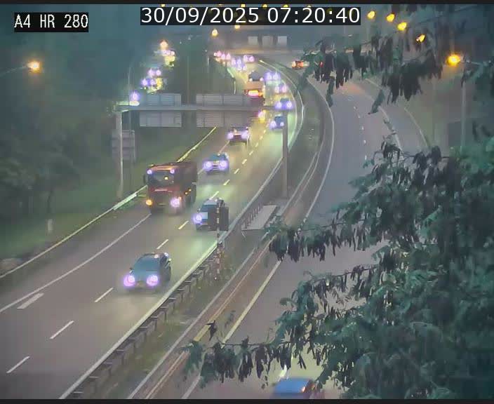 Webcam traffic A4 Luxembourg - BK 0.2 - P+R Bouillon (direction Luxembourg)