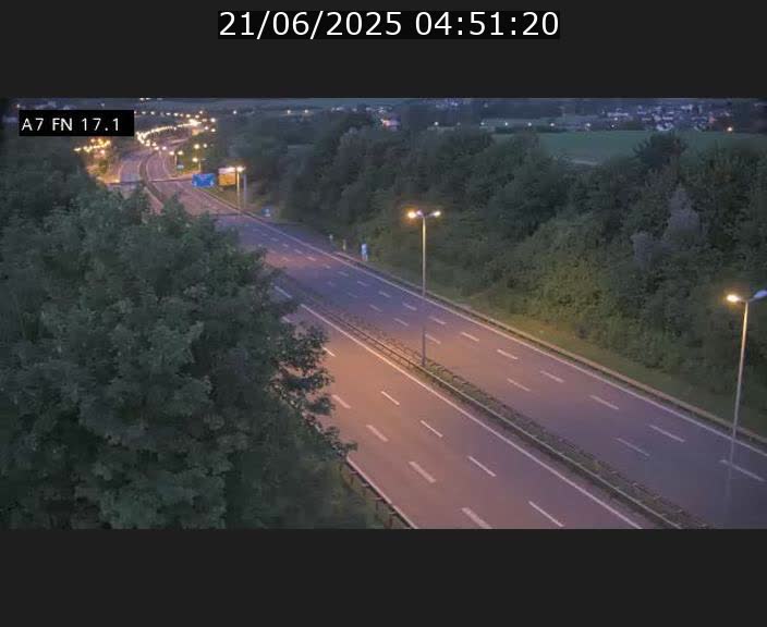 Caméra trafic Luxembourg - A7, Merscherbierg direction Mersch
