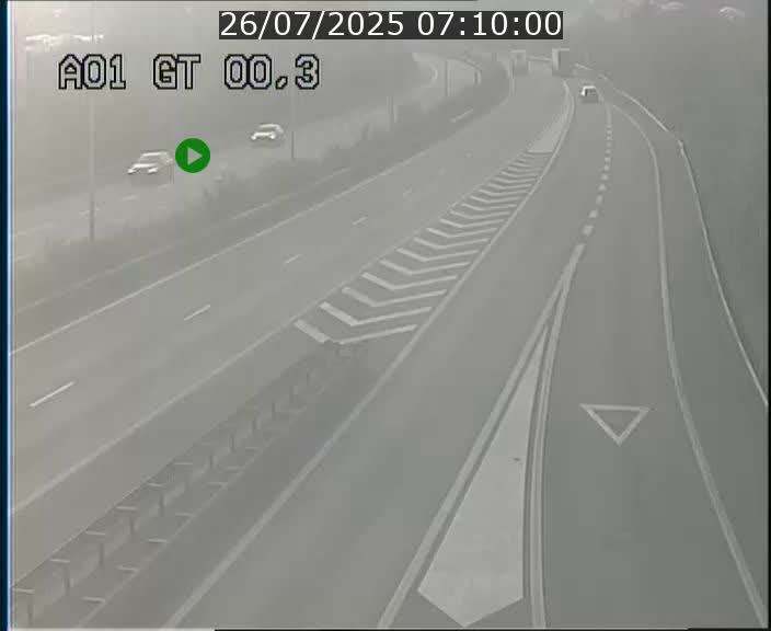 Traffic live webcam Luxembourg Croix de Gasperich - A1 direction Kirchberg - BK 0.3