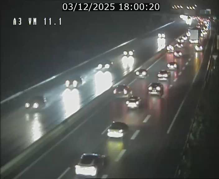 Webcam à la frontière franco-luxembourgeoise, avant la Croix de Bettembourg - BK 11.1 - direction Luxembourg-ville