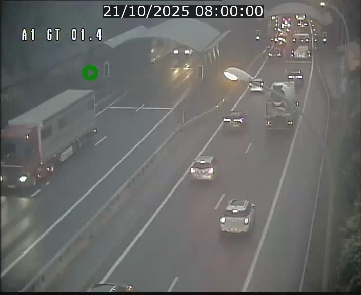 Traffic live webcam Luxembourg Hesperange - A1 direction Kirchberg - BK 1.4