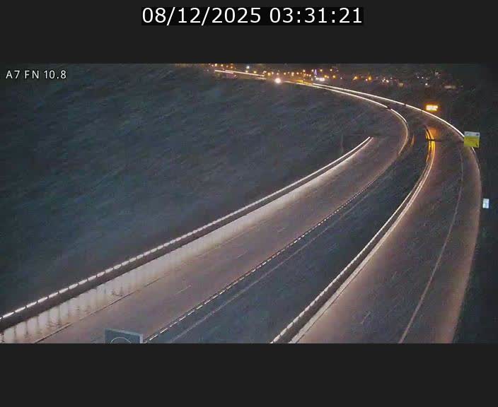 Caméra trafic Luxembourg - A7, Tunnel Gousselerbierg, sortie sud, direction rond-point Lorentzweiler (BK 10.8)