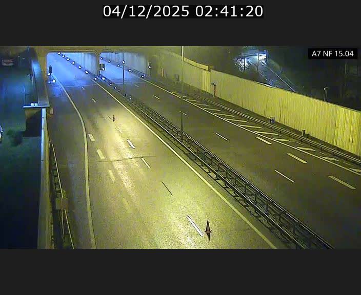 Caméra trafic Luxembourg - A7, Tunnel Mersch, entrée sud, direction Ettelbruck