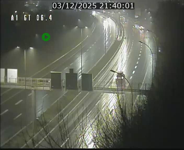 Traffic live webcam Luxembourg Hamm - A1 direction Sandweiler - BK 6.4