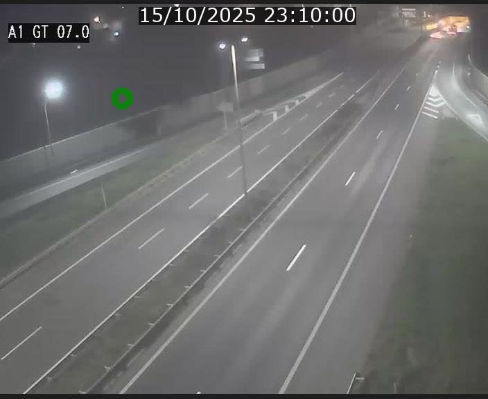 Traffic live webcam Luxembourg Cents - A1 direction Kirchberg - BK 7