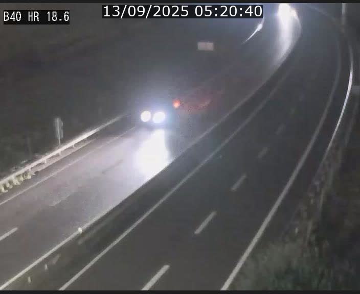 Webcam sur la route de liaison entre Micheville et Esch-Belval à la frontière entre le Luxembourg et la France. Vue orientée vers la Lorraine.