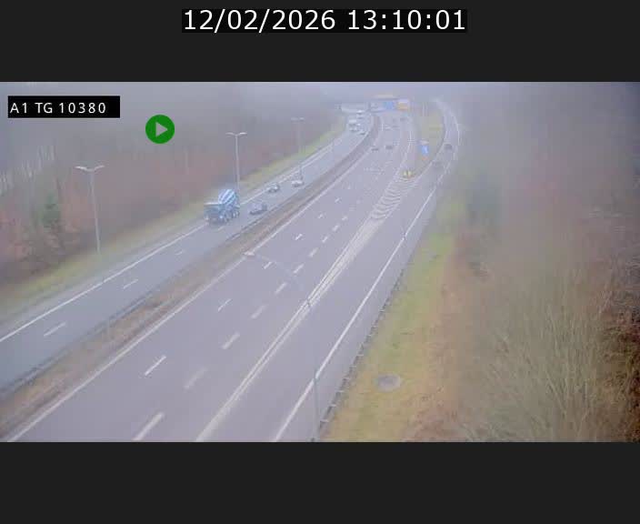 Traffic live webcam Luxembourg Senningerberg - A1 direction Luxembourg Kirchberg - BK 10.3