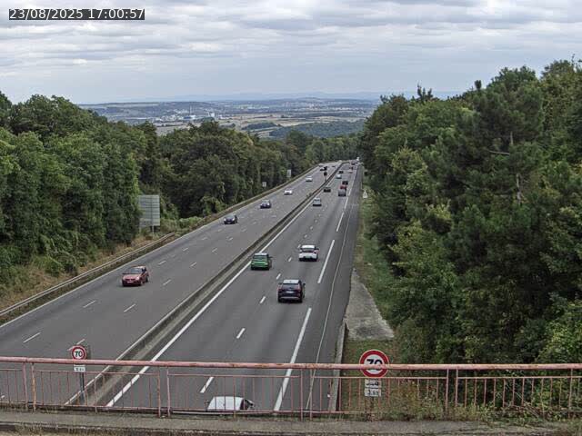 Caméra autoroute France - A33, Houdemont direction Lunéville