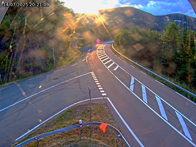 Caméra autoroute France - N66, col du Bussang direction Remiremont