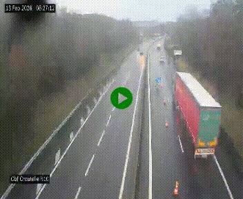 Webcam routière au début de la N10, au sud de Poitiers, proche de la jonction avec l'A10