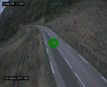 Webcam dans les Pyrénées Atlantique au niveau du col d'Urdos et du fort du Pourtalet sur la N134, en direction du Col et du tunnel du Somport, à 765 mètres d'altitude