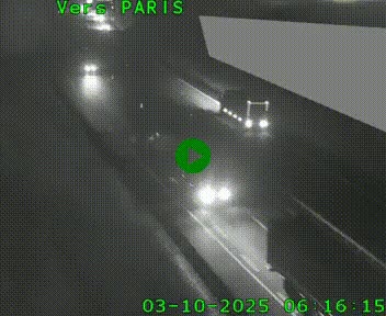 Caméra routière sur l'autoroute A20 à Saint-Pardoux-l'Ortigier, à la jonction avec l'A89. Vue orientée vers Paris