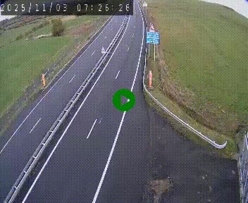 Caméra autoroute A75 à hauteur du col de la Fageole en direction de Clermont-Ferrand