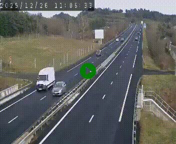 Caméra autoroutière France - A75, Coren, en direction de Montpellier