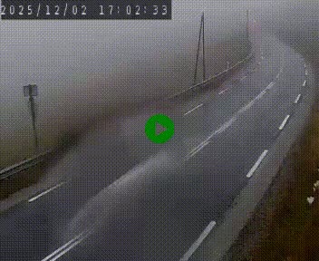 Webcam routière au niveau du col de la Chavade en Ardèche, sur la N102 à 1266 mètres d'altitude