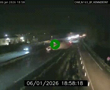 Webcam sur la N165 à hauteur de Hennebont, au nord de Lorient