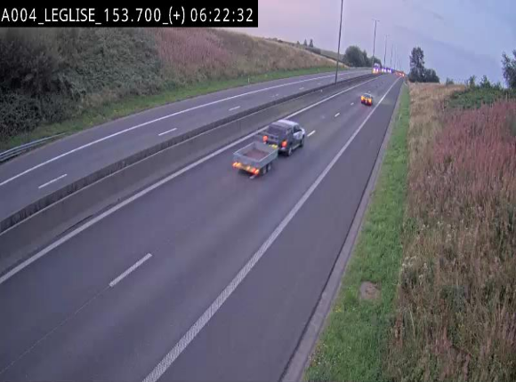 Webcam autoroute E411 à hauteur de Léglise, en direction de Luxembourg
