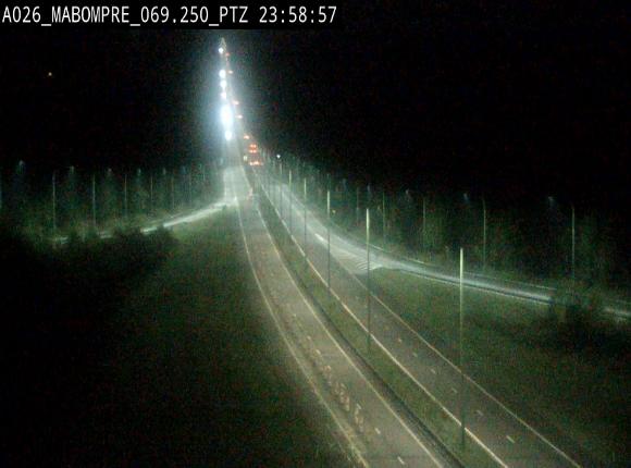Webcam E25 (A26) à Mabompré. Vue orientée vers Liège