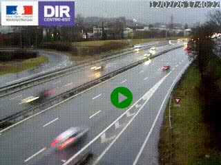 Webcam sur la Nationale 201 à hauteur de la sortie Chambéry-Nord, avant à la jonction entre l'A41 et l'A43, en direction de Lyon