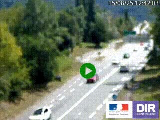 Webcam info trafic à proximité de Vizille sur la N85, au niveau du point de vue du Saut du Moine à Champagnier